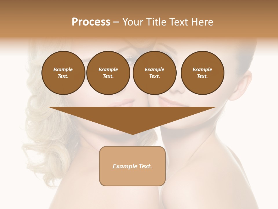 Two Happy Women PowerPoint Template