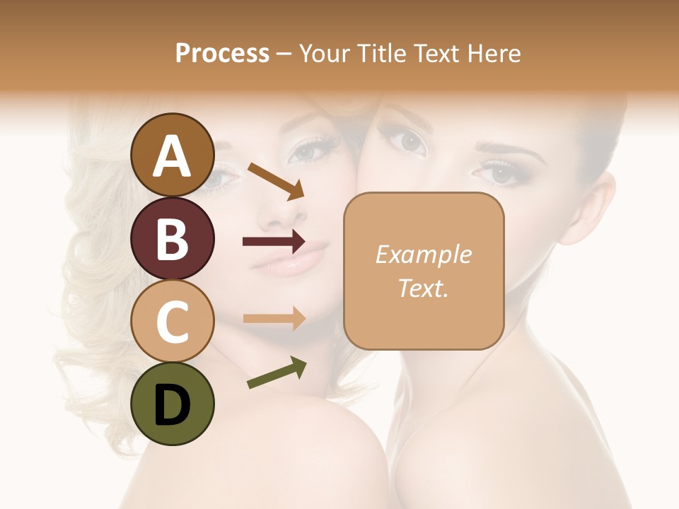 Two Happy Women PowerPoint Template