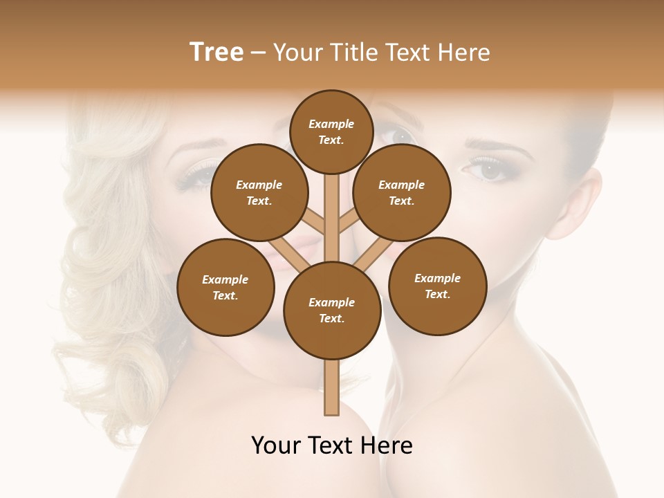 Two Happy Women PowerPoint Template