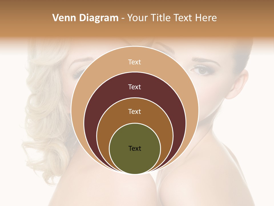 Two Happy Women PowerPoint Template