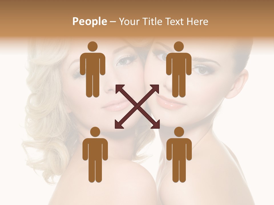 Two Happy Women PowerPoint Template