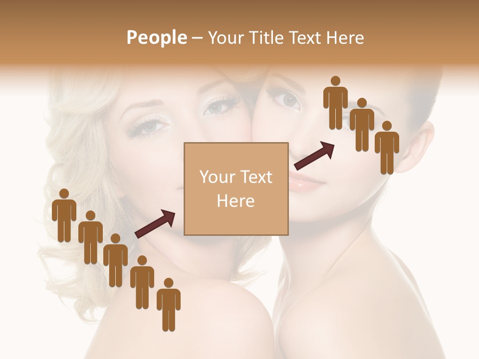 Two Happy Women PowerPoint Template