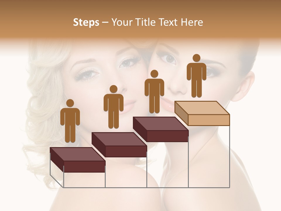 Two Happy Women PowerPoint Template