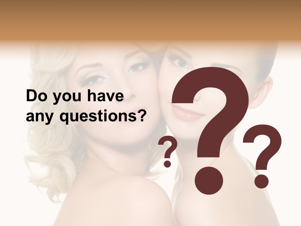 Two Happy Women PowerPoint Template