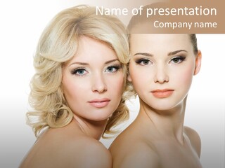 Imagenes De Caras Hermosas PowerPoint Template