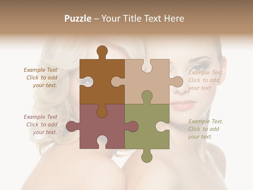 Imagenes De Caras Hermosas PowerPoint Template