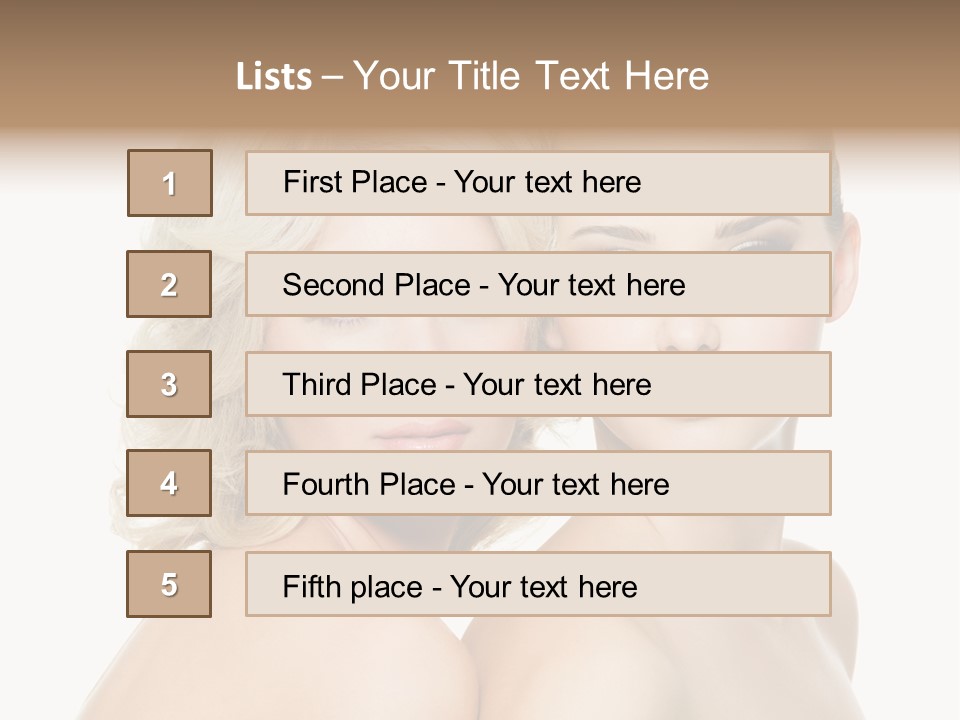 Imagenes De Caras Hermosas PowerPoint Template
