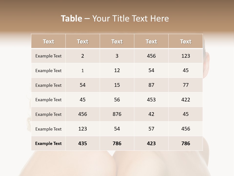 Imagenes De Caras Hermosas PowerPoint Template