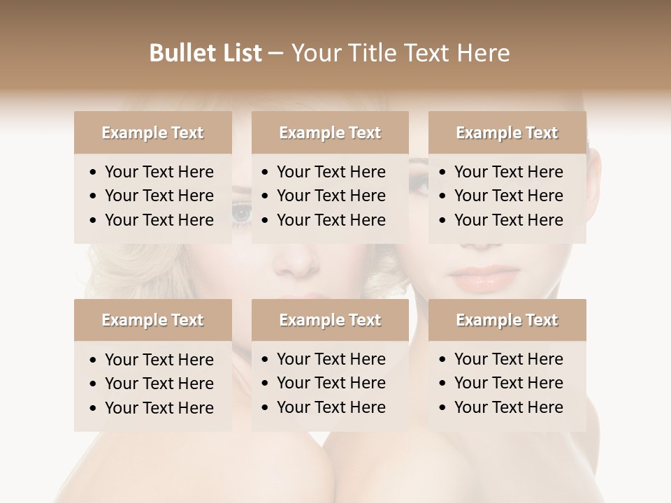 Imagenes De Caras Hermosas PowerPoint Template