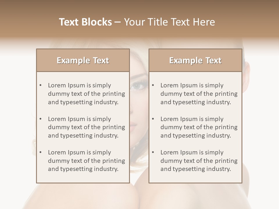 Imagenes De Caras Hermosas PowerPoint Template