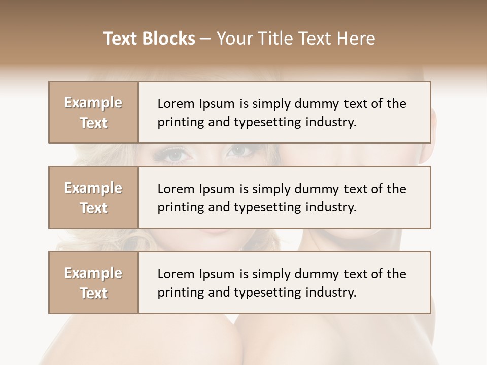 Imagenes De Caras Hermosas PowerPoint Template