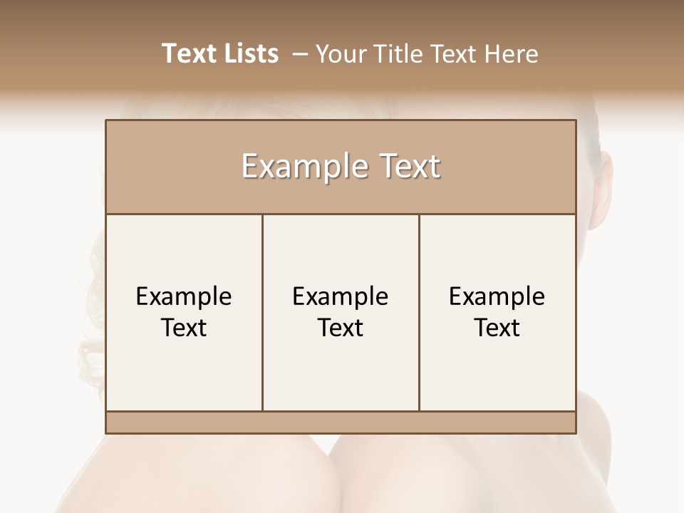 Imagenes De Caras Hermosas PowerPoint Template