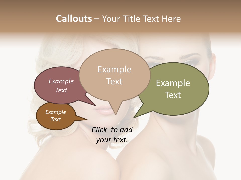 Imagenes De Caras Hermosas PowerPoint Template