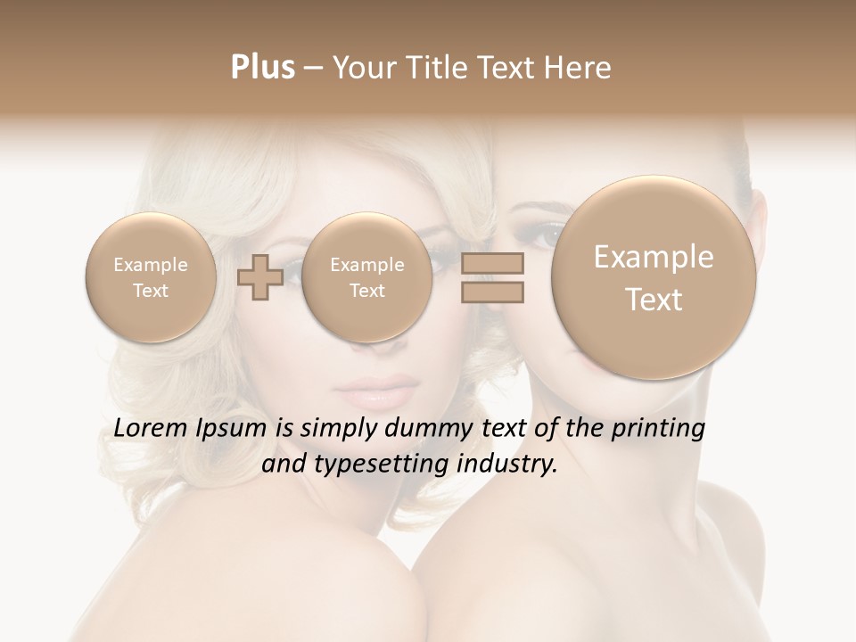 Imagenes De Caras Hermosas PowerPoint Template