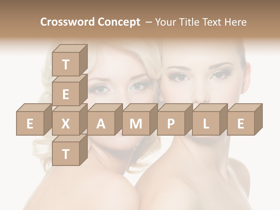 Imagenes De Caras Hermosas PowerPoint Template