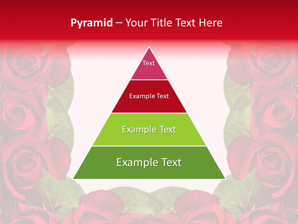 Red Roses Clipart PowerPoint Template