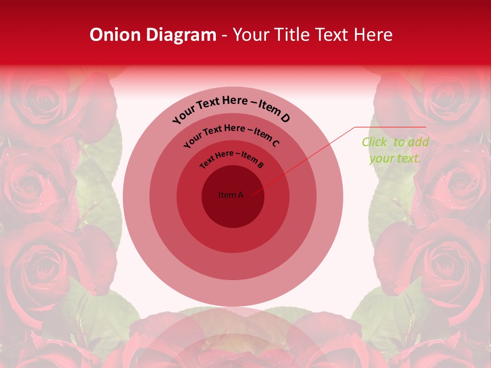 Red Roses Clipart PowerPoint Template