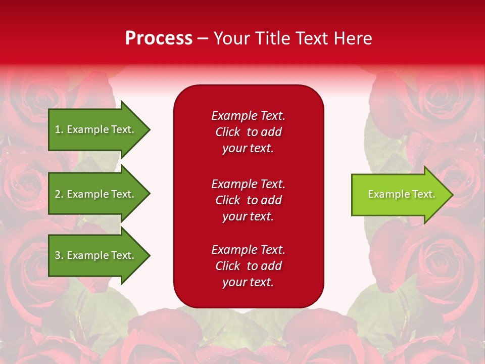 Red Roses Clipart PowerPoint Template