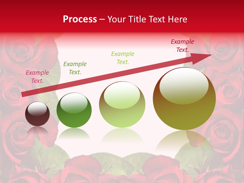 Red Roses Clipart PowerPoint Template