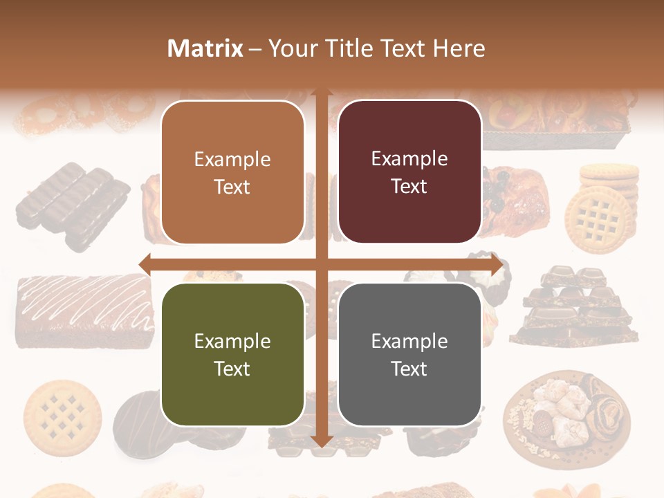 Baked Bread Donuts PowerPoint Template