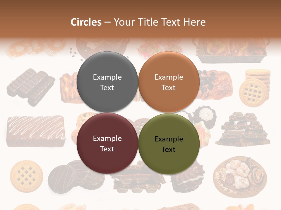 Baked Bread Donuts PowerPoint Template