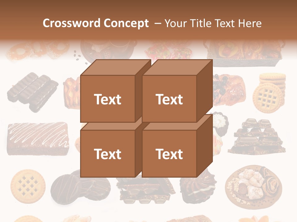 Baked Bread Donuts PowerPoint Template