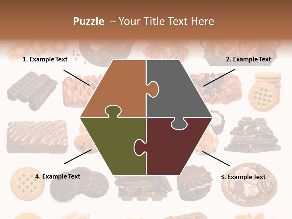 Baked Bread Donuts PowerPoint Template