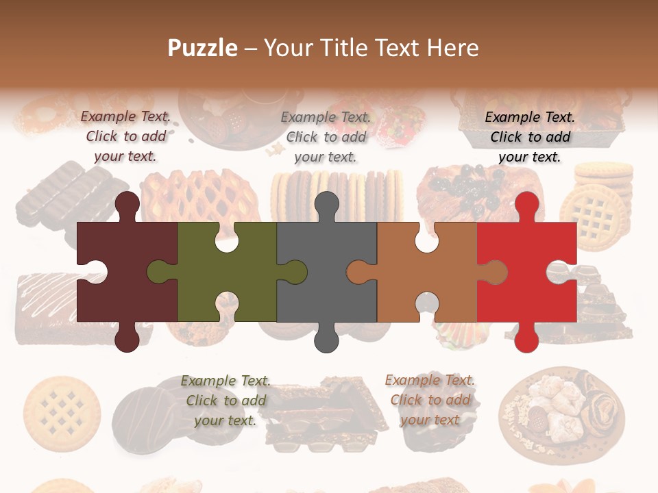 Baked Bread Donuts PowerPoint Template