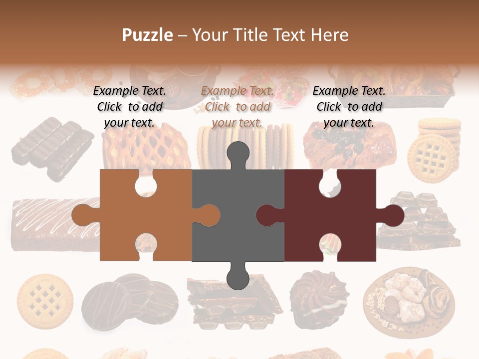 Baked Bread Donuts PowerPoint Template