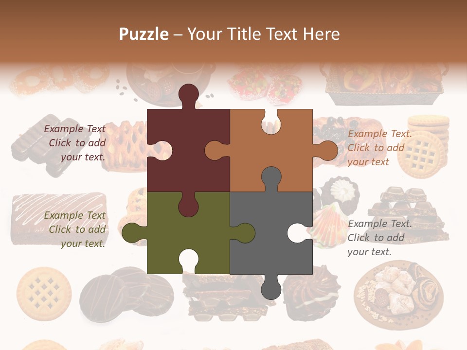 Baked Bread Donuts PowerPoint Template