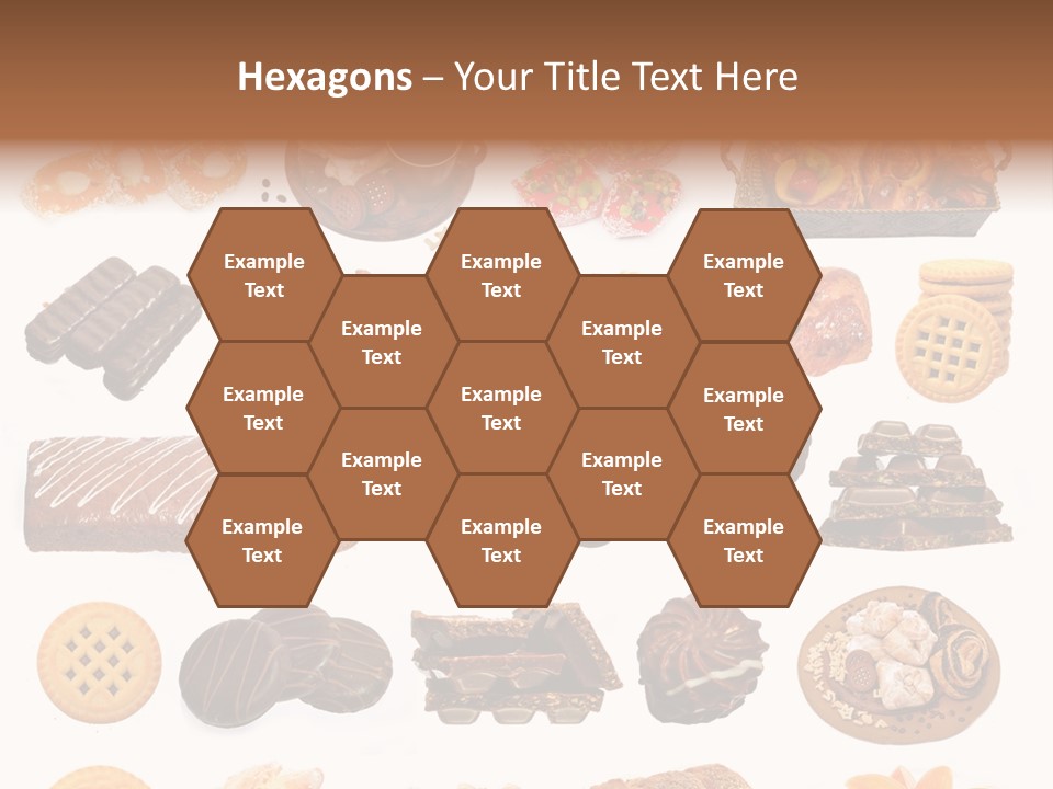 Baked Bread Donuts PowerPoint Template