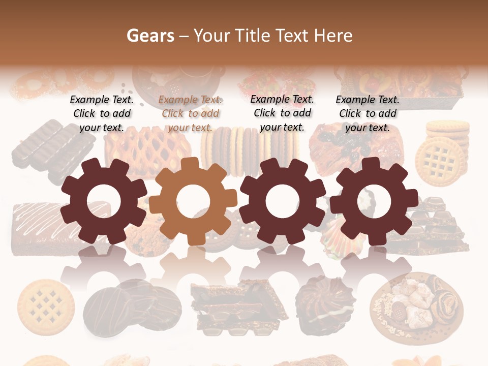 Baked Bread Donuts PowerPoint Template