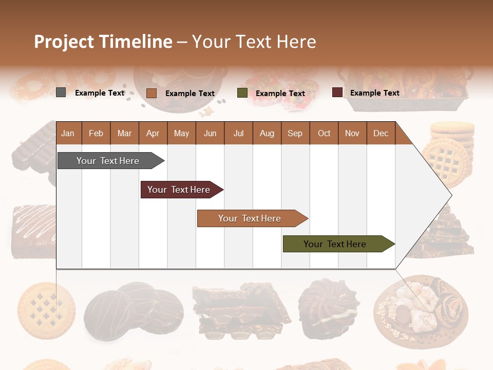 Baked Bread Donuts PowerPoint Template