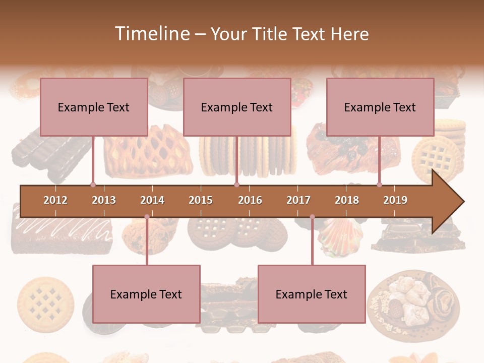 Baked Bread Donuts PowerPoint Template