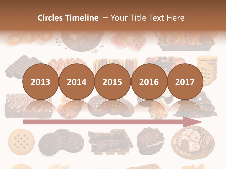 Baked Bread Donuts PowerPoint Template
