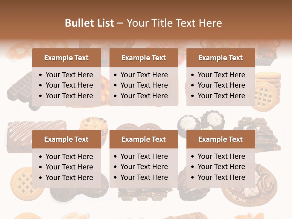 Baked Bread Donuts PowerPoint Template