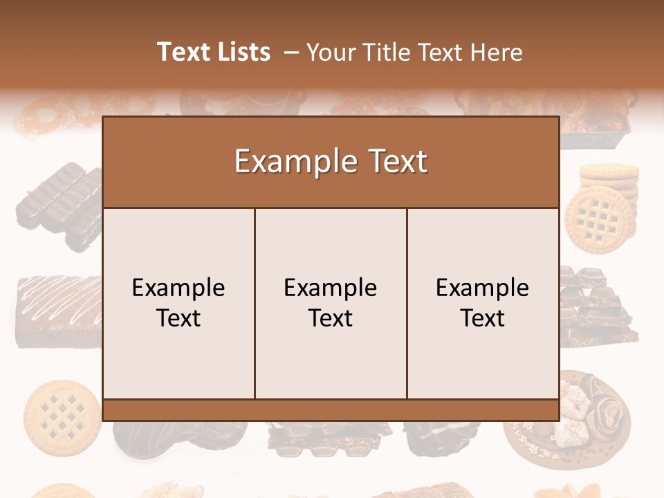 Baked Bread Donuts PowerPoint Template