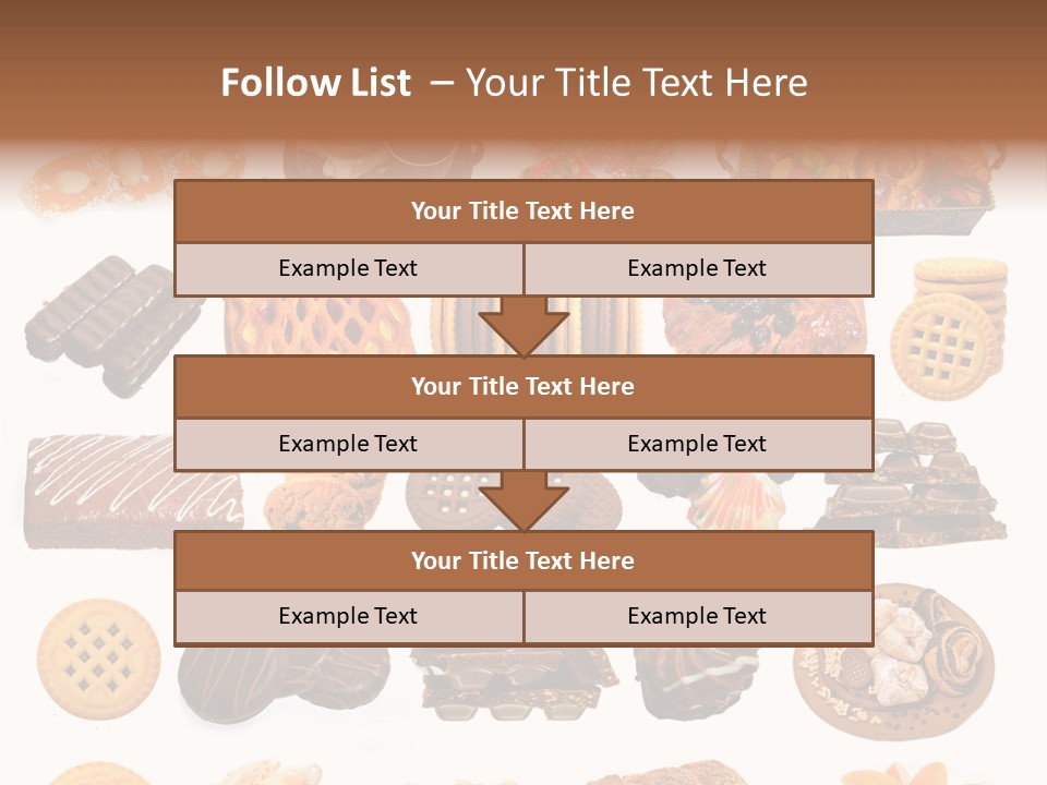 Baked Bread Donuts PowerPoint Template
