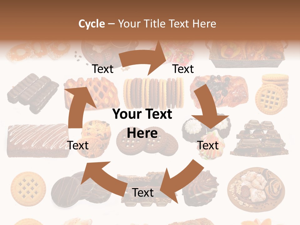 Baked Bread Donuts PowerPoint Template