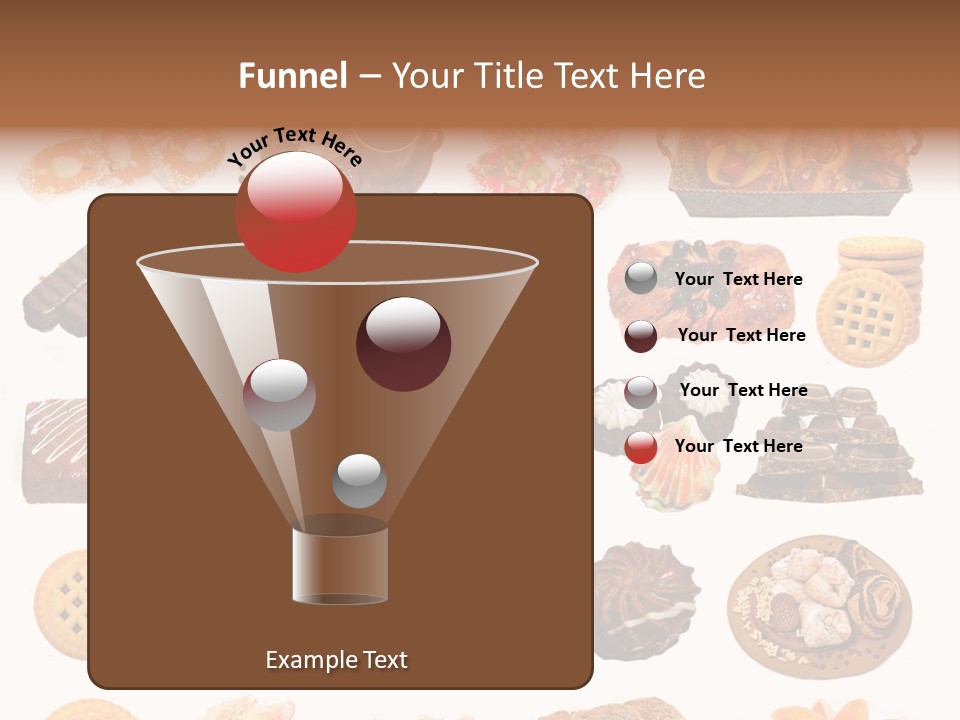 Baked Bread Donuts PowerPoint Template