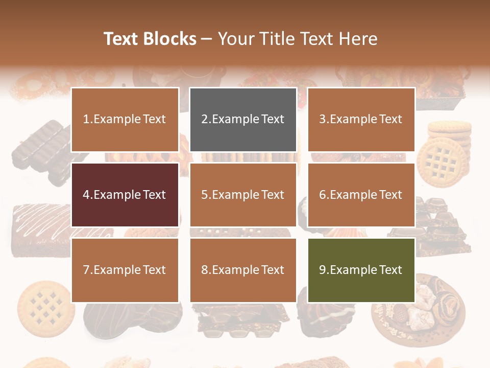 Baked Bread Donuts PowerPoint Template