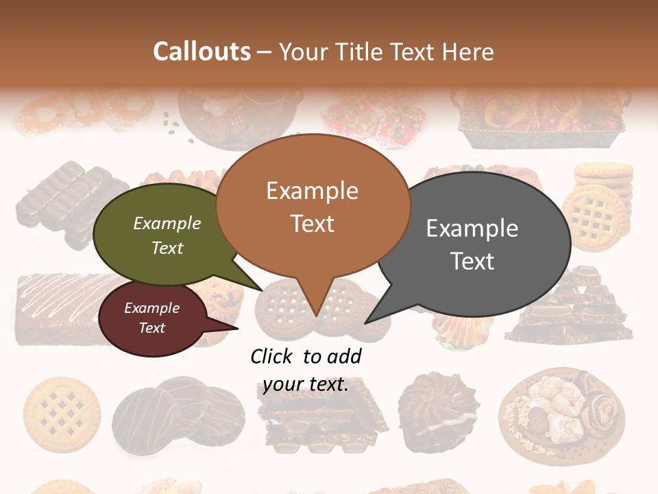 Baked Bread Donuts PowerPoint Template