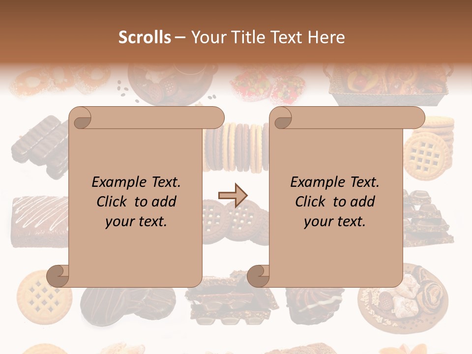 Baked Bread Donuts PowerPoint Template