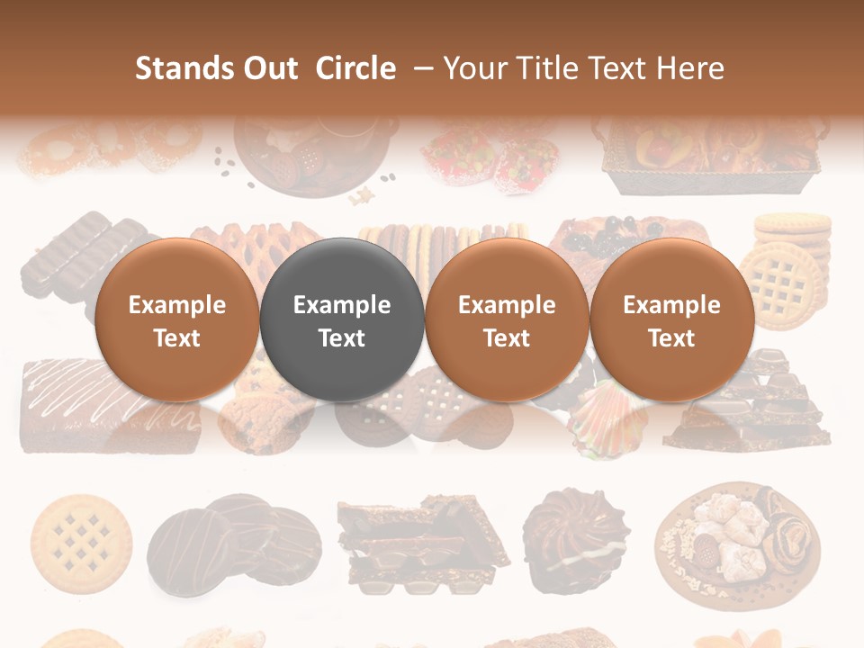 Baked Bread Donuts PowerPoint Template