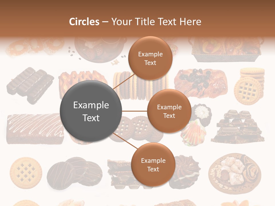 Baked Bread Donuts PowerPoint Template