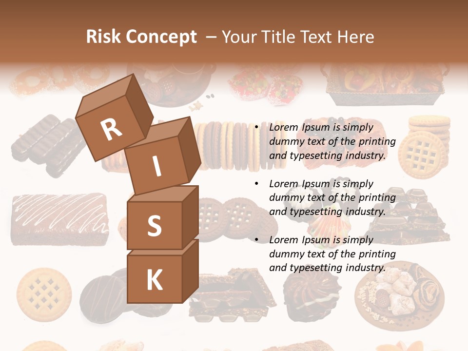 Baked Bread Donuts PowerPoint Template