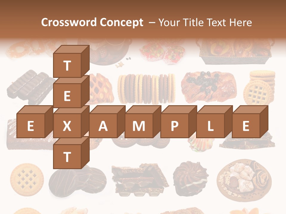 Baked Bread Donuts PowerPoint Template