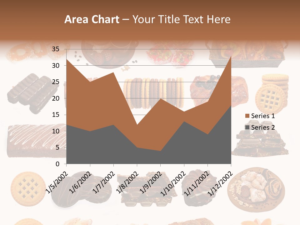 Baked Bread Donuts PowerPoint Template