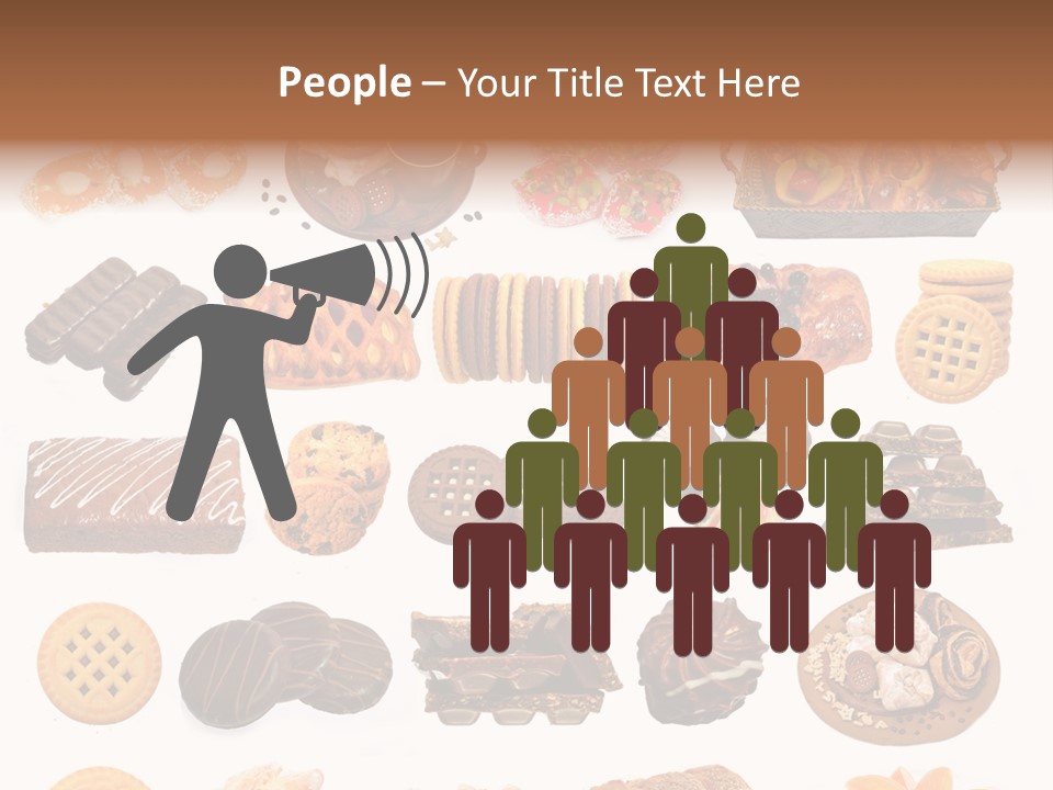 Baked Bread Donuts PowerPoint Template