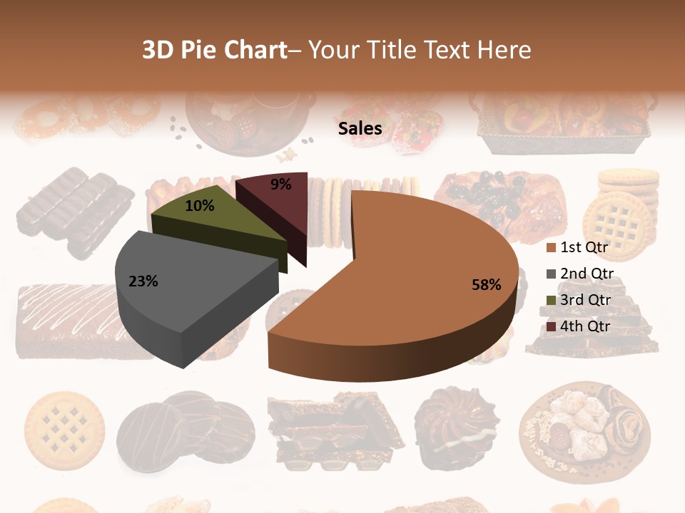 Baked Bread Donuts PowerPoint Template